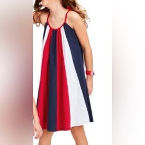 Children’s Place Size 14 Sleeveless Red/White/Blue Dress